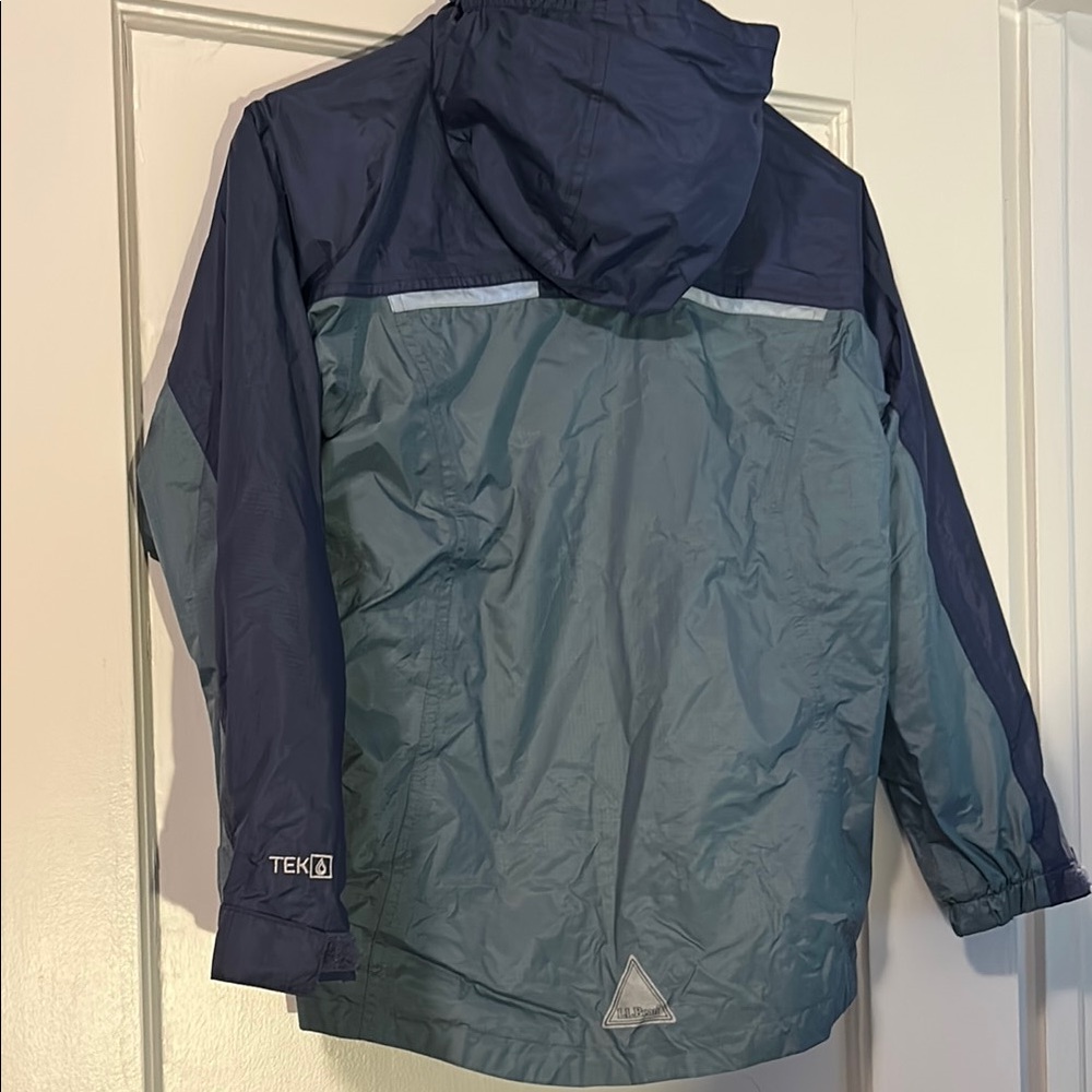 L.L. Bean Kids' Lightweight Fleece Lined Blue Jacket